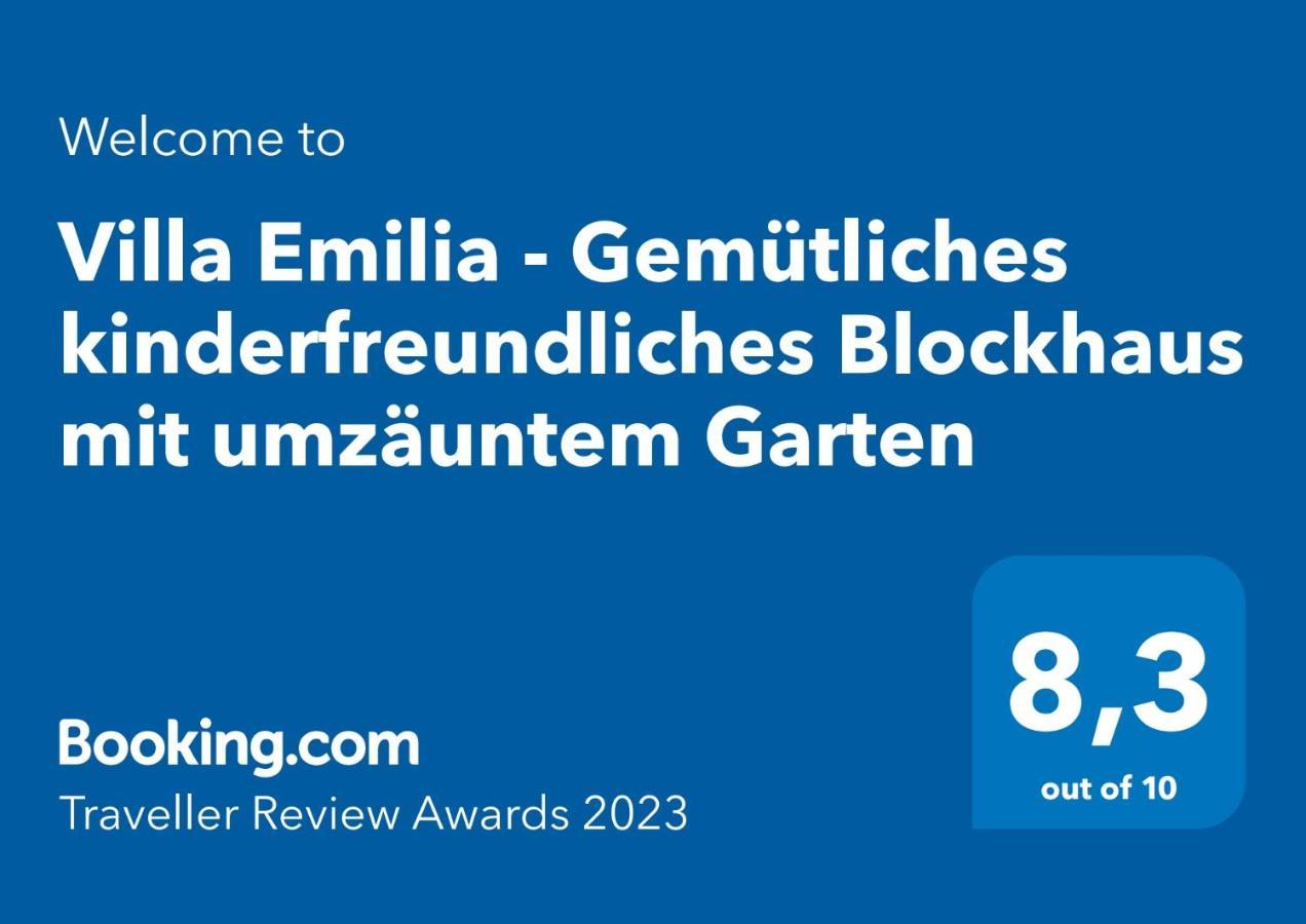 Villa Emilia - Gemuetliches Kinderfreundliches Blockhaus Mit Umzaeuntem Garten シント・アナラント エクステリア 写真
